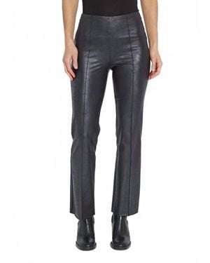 Lyssé E Foiled Leather Pant - Blue