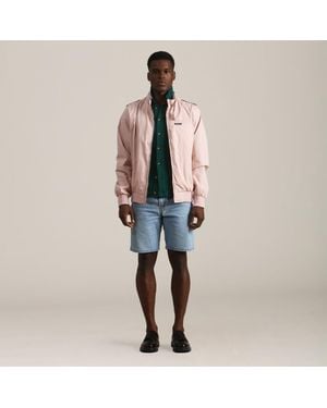 Members Only Classic Iconic Racer Jacket (slim Fit) - Blue