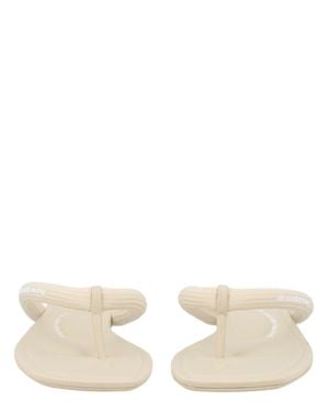 Alexander Wang Jenna Tubular Polyester Thong Sandals - Natural