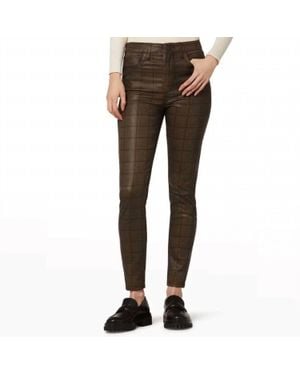 Joe's Jeans Charlie High Rise Ankle Coated Jeans - Brown