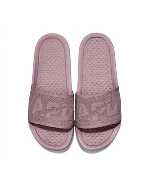 Athletic Propulsion Labs Big Logo Techloom Slide - Purple