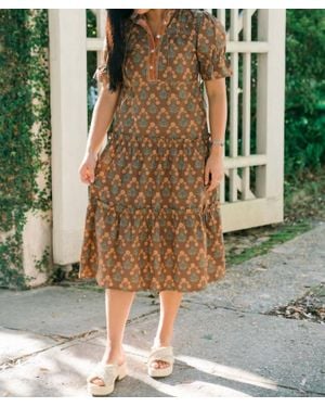 Merigold Capri Posy Dress - Green