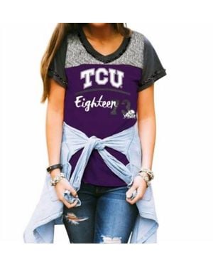 Gameday Couture Tcu Football Style Tee - Purple