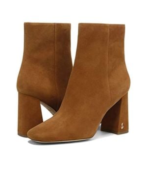Sam Edelman Codie H1116L0204 Boot Block Heel Bootie Zap2091 - Brown