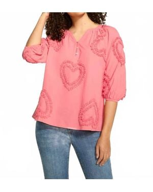 Fdj Peasant Top - Red