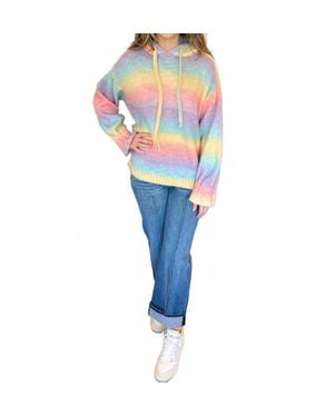 Karlie Hoodie Sweater - Blue