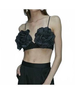 AIIFOS Flora Bra Top - Black