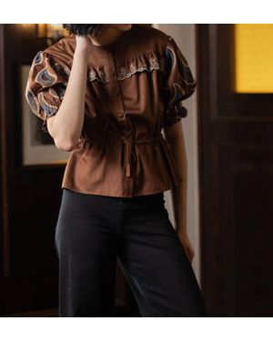 Emily Lovelock Jill Blouse - Black