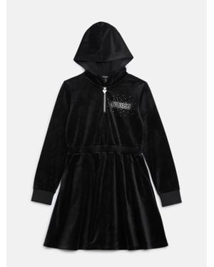 Guess Velour Dress (7-14) - Black