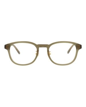 dunhill Square-Frame Acetate Optical Frames - Brown