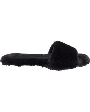 Vince Camuto Ampendie Faux Fur Comfort Slides - Black