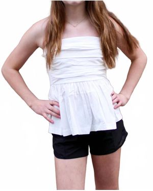 needii Macy Tube Top - White
