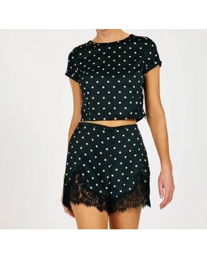 Line & Dot Sophie Loungewear Shorts - Green