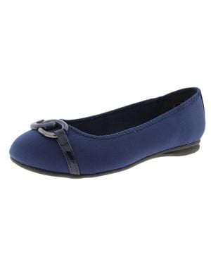 Jones New York Jny-Amanda Solid Manmade Flat Shoes - Blue