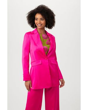 Trina Turk Park Avenue Jacket - Pink