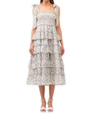 SOFIA The Label Cassie Midi Dress - Gray