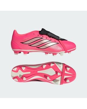 adidas Predator Club Fold-Over Tongue Firm Ground/ Ground Soccer Cleats - Pink