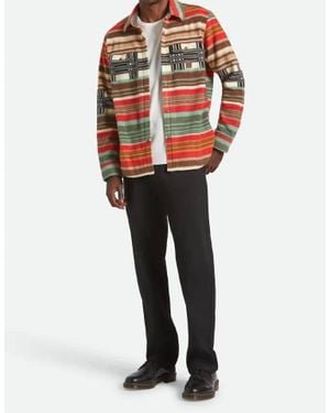 Brixton Bowery Arctic Stretch Fleece Jacket - Orange