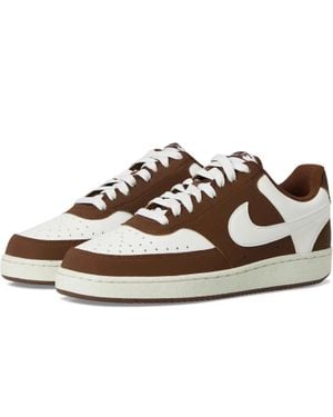 Nike Court Vision Low Im1652-101 Sneakers Womenswhite Lifestyle Shoes Rhs8640 - Metallic