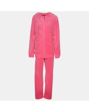 Marina Rinaldi Marina Sport By Jersey Hoodie And Sweatpants Set - Pink