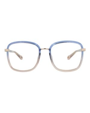 Chloé Square-Frame Injection Optical Frames - Blue