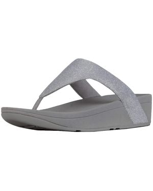 Fitflop Lottie Glitzy Toe Post R25-011-050 - Metallic
