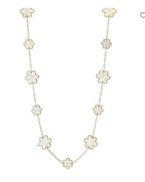 Asha Oversized Eadie Necklace - Metallic