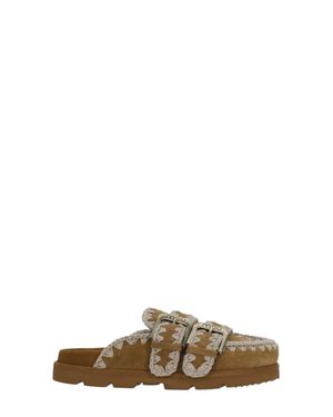 Mou Low Bio Suede Loafers - Brown