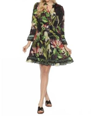 Johnny Was Mitra Slip Dress - Green