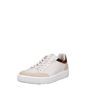 Ecco Soft 60 Shoes With Laces - White