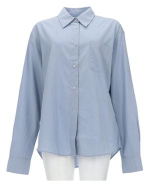 Our Legacy Forever Relaxed-Fit Tencel-Cotton Shirt - Blue