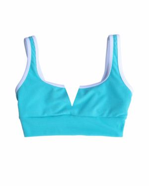 LainSnow V Cut Kiawah Top - Blue