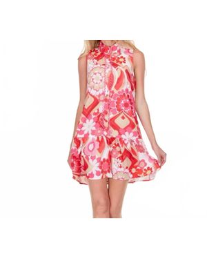 J joy The Colette Zinnias Dress - Red