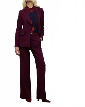 Iris Setlakwe Floral Print Button Down Blouse - Purple