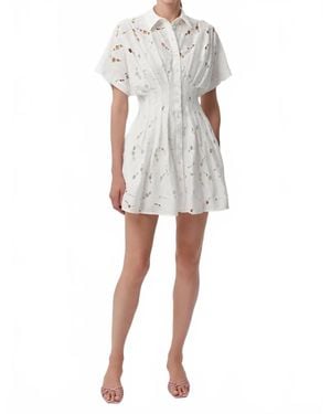 Exquise Angevin Mini Dress - White