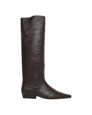 STAUD 'Wally' Leather Boots - Brown