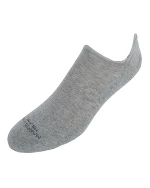 Marcoliani Cushioned Solid Colored Invisible Sneaker Sock (1 Pair) - Gray