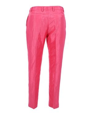 Dries Van Noten Straight Leg Pants - Pink