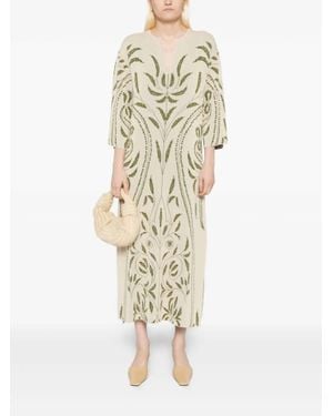 By Malene Birger Agneto V-Neck Maxi Dress - White