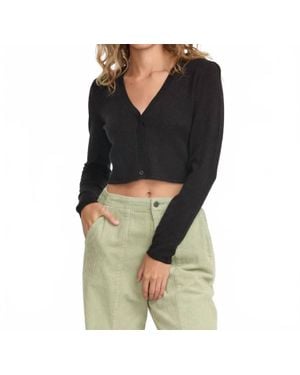 RVCA School Dance Cardigan - Black