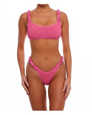 LOVE & BIKINIS Hong Kong Scrunch Bikini - Red