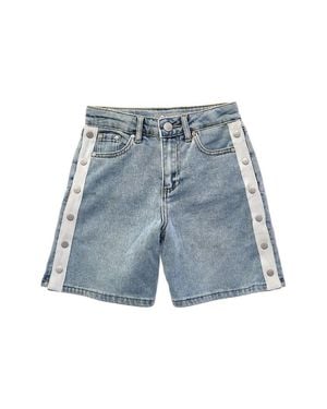 Tractr Jeans Snap Me Up Weekender Short - Blue