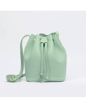 Mesh Madison Bucket Bag - Green
