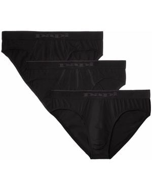 Papi Cotton Stretch Brief - Black