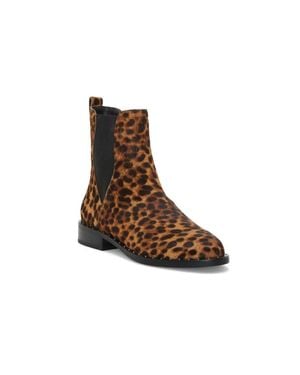 Rebecca Minkoff Leopard Print Calf Hair Studded Ankle Boots - Black