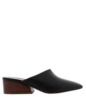 Bally Genny 45 Leather Mules - Black