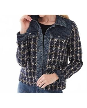 Fdj Mixed Media Jacket - Gray