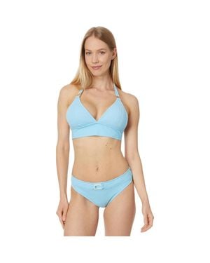 Lilly Pulitzer Seelie Halter Bikini Top Hydra Swimwear Gbo904 - Blue