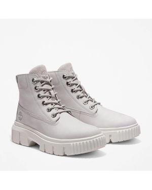 Timberland Greyfield Mid Tb0A5Rpr032 Boots Leather Lace Up Tf9028 - Gray