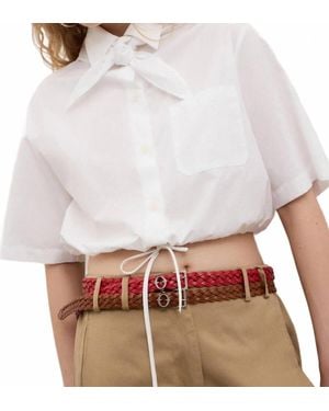 Ottod'Ame Bandana Shirt - White